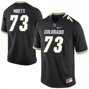 Men Colorado Buffaloes Jacob Moretti #73 University Black Jerseys 995447-719
