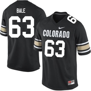 Men's Colorado Buffaloes J.T. Bale #63 Home Black Player Jersey 617032-915