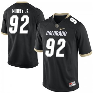 Men Colorado Buffaloes Lloyd Murray Jr. #92 Black College Jersey 541469-525