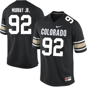 Men Colorado Buffaloes Lloyd Murray Jr. #92 Player Home Black Jerseys 127307-973