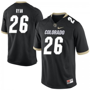 Men's Colorado Buffaloes Matthew Ryan #26 Black College Jerseys 259344-806