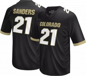 Men's Colorado Buffaloes Shilo Sanders #21 Black Football Original Retro Brand Player Jersey 277604-997