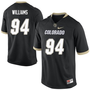 Mens Colorado Buffaloes Alfred Williams #94 Black Alumni Jerseys 239882-887
