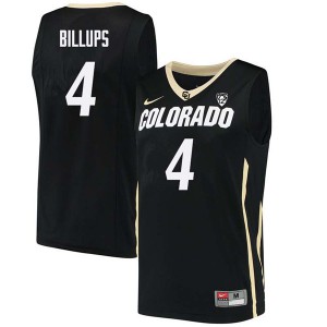 Mens Colorado Buffaloes Chauncey Billups #4 Official Black Jersey 818011-474