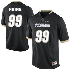 Mens Colorado Buffaloes Chris Mulumba #99 Black Stitch Jersey 304655-210