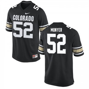Mens Colorado Buffaloes Daniel Munyer #52 NCAA Home Black Jersey 451393-661