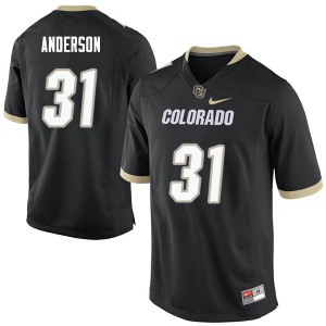 Men's Colorado Buffaloes Dick Anderson #31 Alumni Black Jersey 155143-506