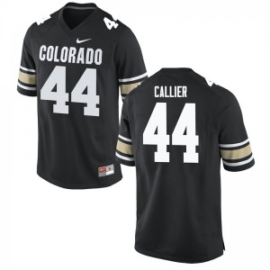 Men's Colorado Buffaloes Jacob Callier #44 Football Home Black Jersey 159450-324