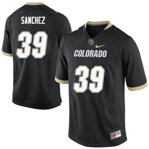 Men's Colorado Buffaloes Jaisen Sanchez #39 Black Stitched Jersey 372544-644