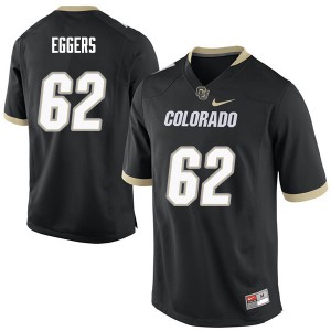 Men's Colorado Buffaloes Justin Eggers #62 Alumni Black Jersey 736762-983