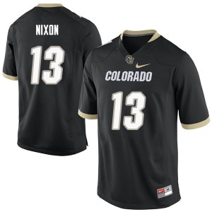 Mens Colorado Buffaloes K.D. Nixon #13 NCAA Black Jerseys 616567-133