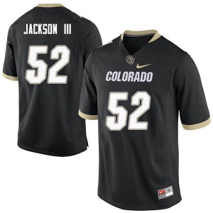 Mens Colorado Buffaloes Leo Jackson III #52 Alumni Black Jersey 420658-463
