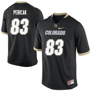 Men Colorado Buffaloes Will Pericak #83 Stitched Black Jerseys 254069-828