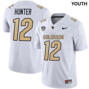 Youth Colorado Buffaloes Travis Hunter #12 White College Jersey 669309-361