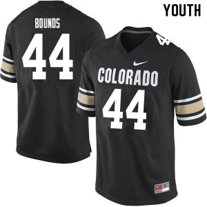 Youth Colorado Buffaloes Chris Bounds #44 Stitched Home Black Jerseys 618763-538