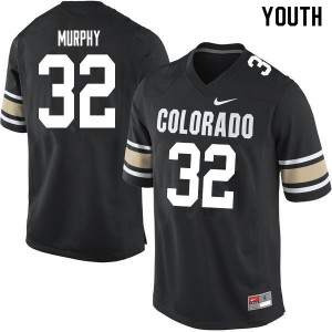 Youth Colorado Buffaloes J.T. Murphy #32 Home Black Stitched Jerseys 490216-151