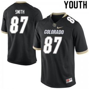 Youth Colorado Buffaloes Alexander Smith #87 Black Alumni Jersey 998699-131