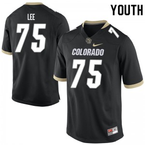 Youth Colorado Buffaloes Carson Lee #75 Black High School Jersey 341537-322
