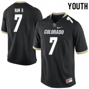 Youth Colorado Buffaloes Marvin Ham II #7 Official Black Jerseys 231802-947