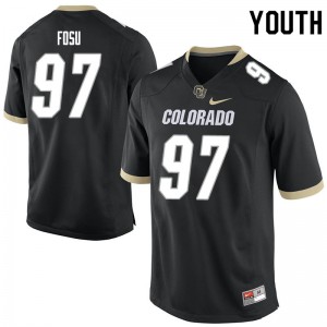 Youth Colorado Buffaloes Paulison Fosu #97 Black Player Jersey 634679-138