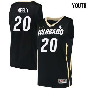 Youth Colorado Buffaloes Cliff Meely #20 College Black Jerseys 870958-681