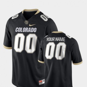 Men's Colorado Buffaloes Custom #00 Black NCAA Jersey 532006-445